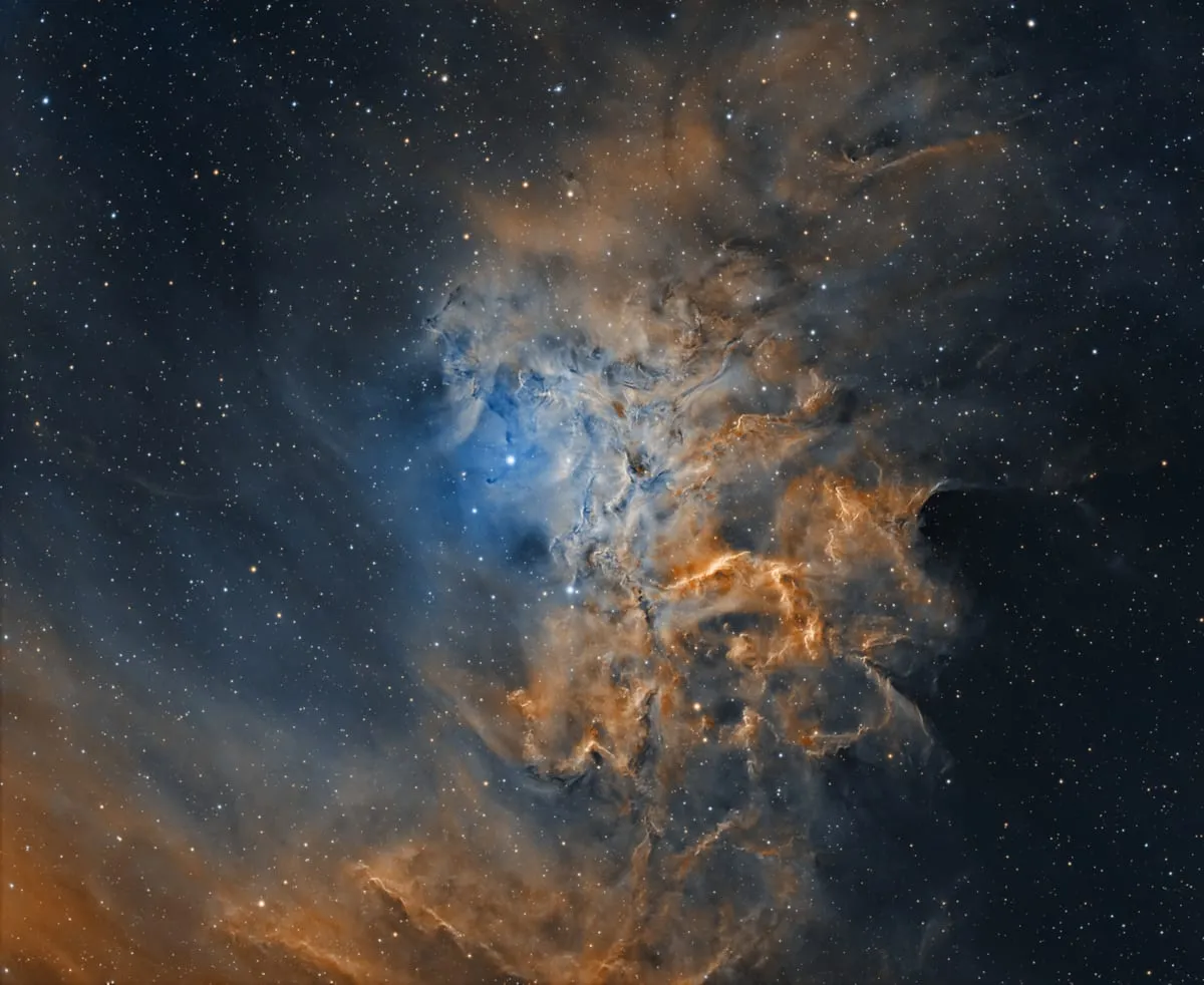 The Flaming Star Nebula